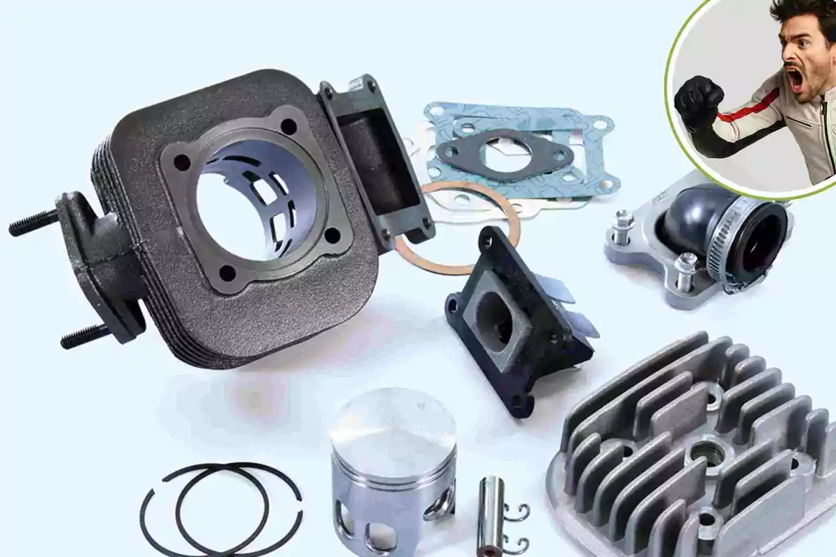 Kit Polini 70 Evolution para motores Yamaha Minarelli vertical