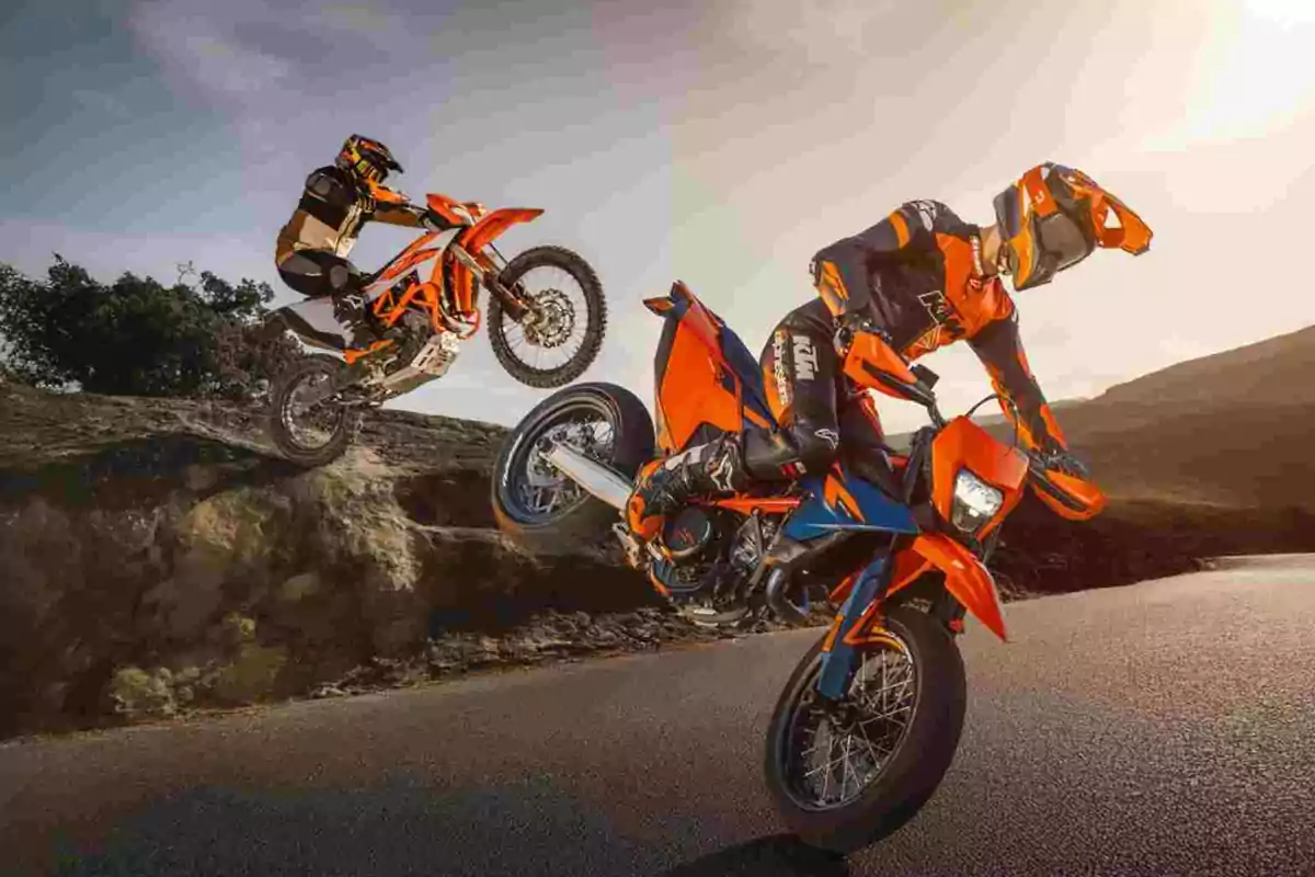 KTM presenta la seva gamma 690 per a supermotard i enduro KTM presenta la seva gamma 690 per a supermotard i enduro