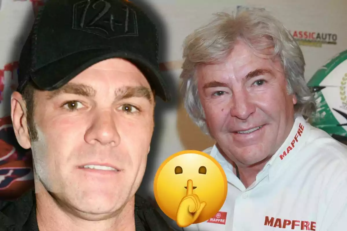 Fonsi y Ángel Nieto posan juntos y un emoji de silencio aparece en primer plano