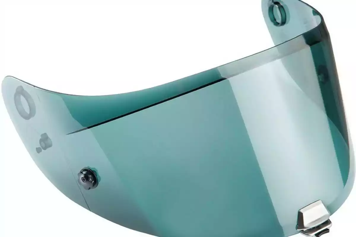 Visor transparent de color blau verdós per a casc de motocicleta Visor transparent de color blau verdós per a casc de motocicleta