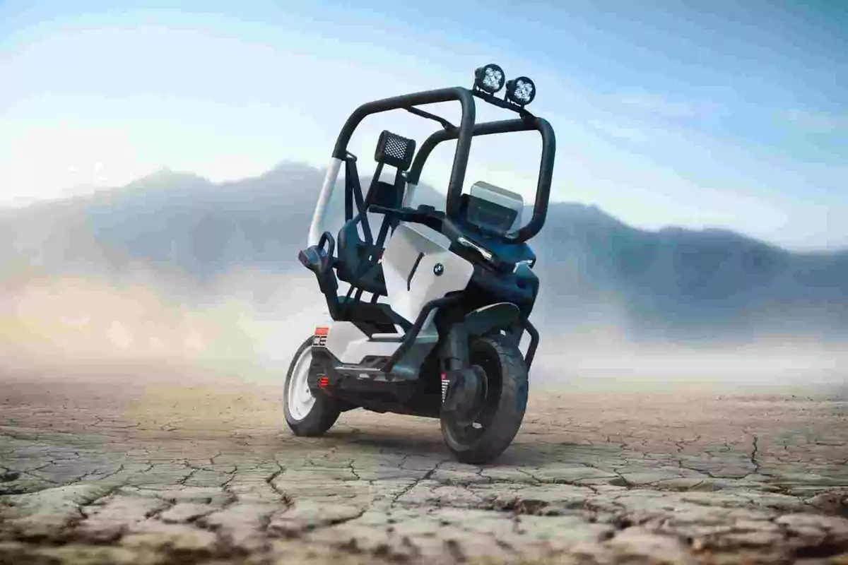 El prototipo de scooter eléctrico BMW Vision EC El prototipo de scooter eléctrico BMW Vision EC