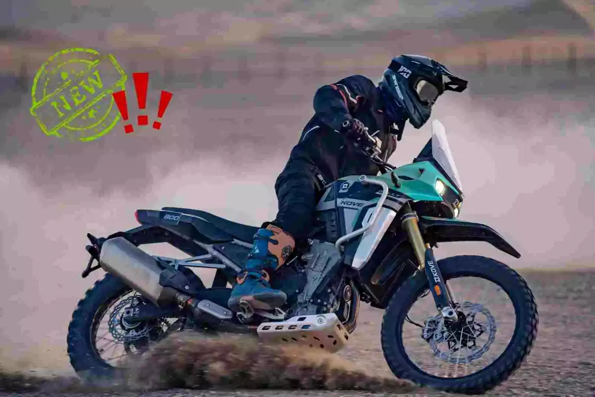 La nueva KOVE 800X Rally es una trail sin concesiones para uso off road