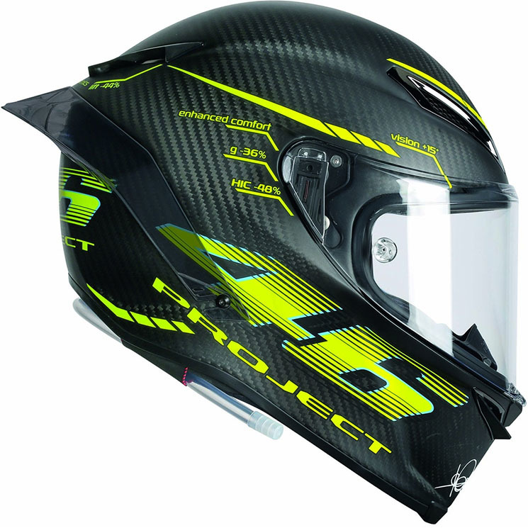 labios Sobrio dividir El nuevo casco de moto AGV Pista GP R incluye sistema de hidratación