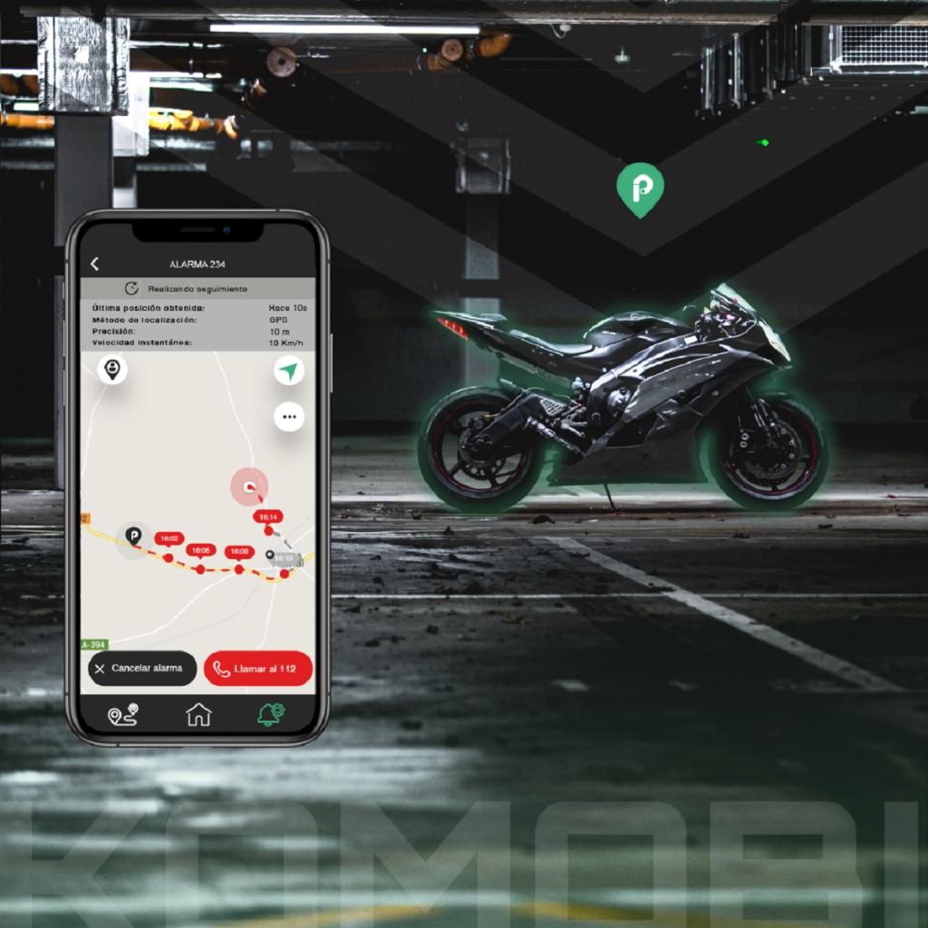 KOMOBI: localizador, alarma y un universo de experiencias para tu moto