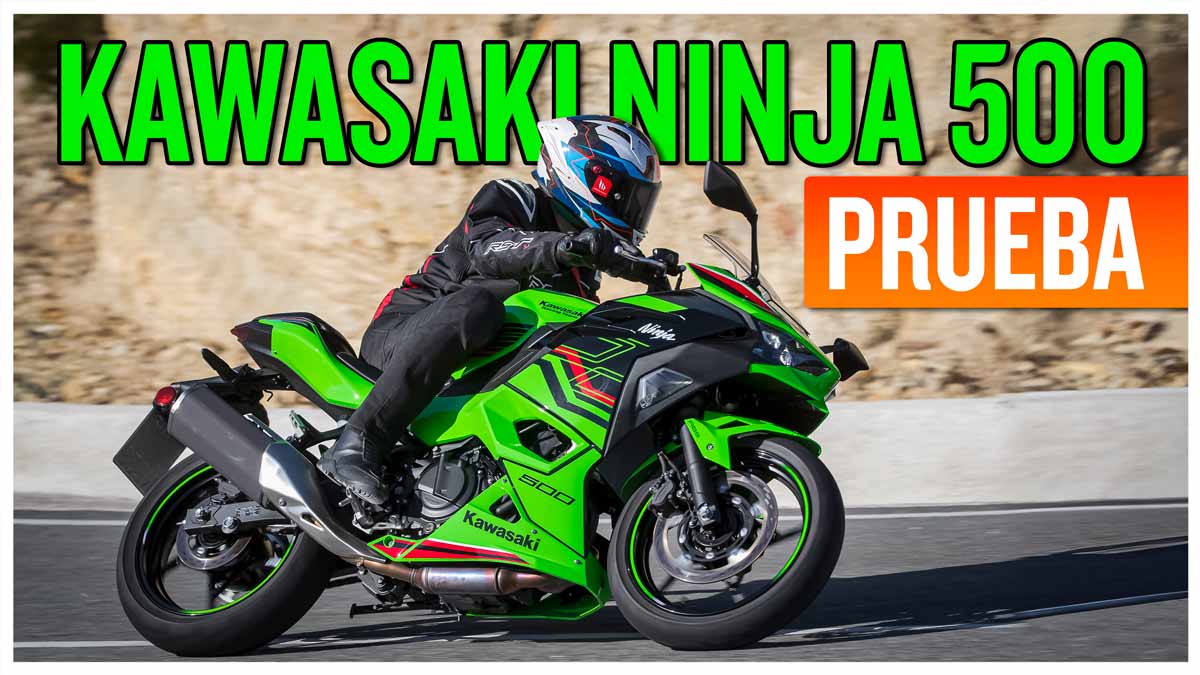 (Vídeo) Prueba de la moto deportiva para el carnet A2 Kawasaki Ninja 500