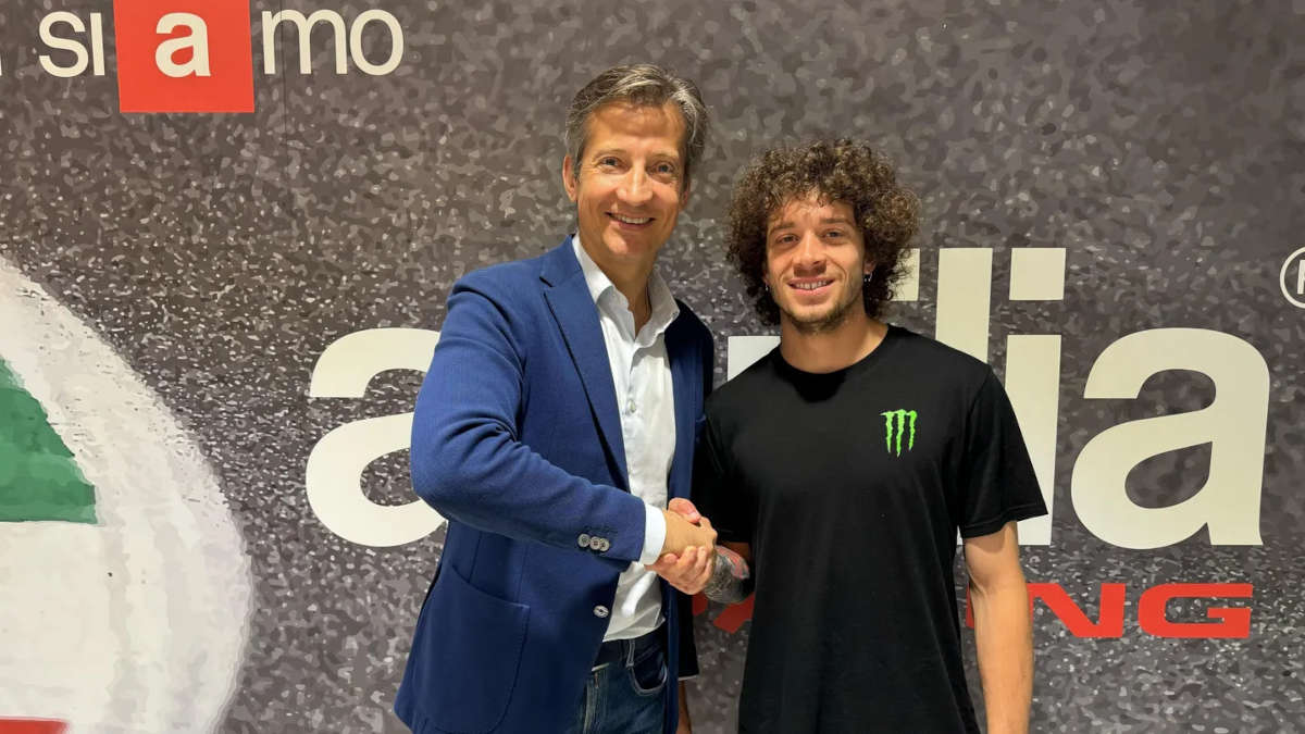 Oficial: Marco Bezzecchi ficha por Aprilia para la temporada 2025 de MotoGP